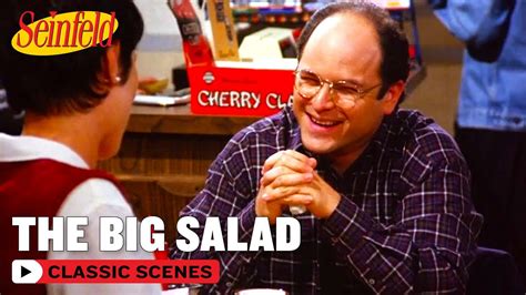 George Pays For Lunch The Big Salad Seinfeld Wecookin