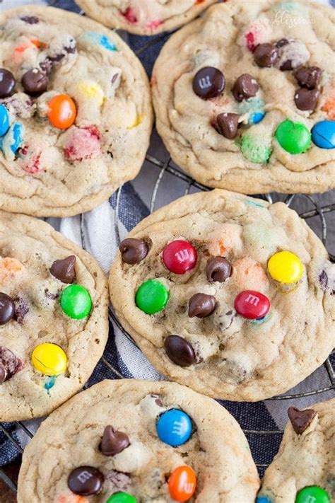 Chocolate Chip Cookies With Mandms