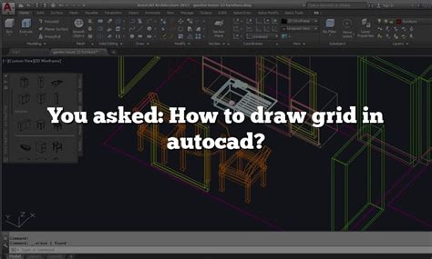 You Asked How To Draw Grid In Autocad