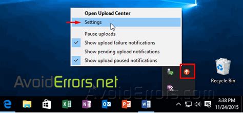 Remove Microsoft Office Upload Center From The Notification Area Windows 10