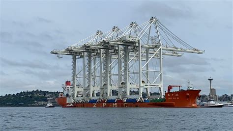 Ssa Marine Brings In Four Of The Largest Cranes On The West Coast To