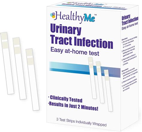 Amazon Com HealthyMe Urinary Tract Infection UTI Test Strips Individually Wrapped Self