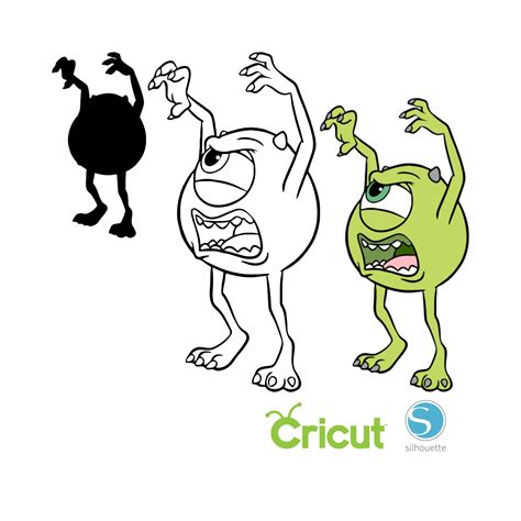 3 Mike Wazowski Svg Bundle Svg For Cricut And Silhouette Etsy Australia