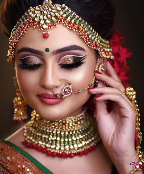 Image May Contain 1 Person Closeup Bride Eye Makeup Indian Wedding Makeup Best Bridal Makeup