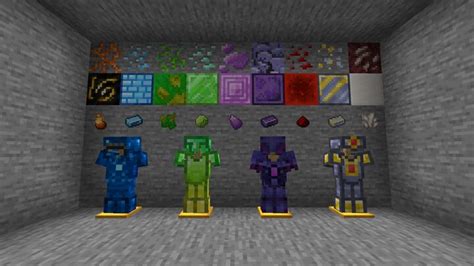 Other Materials Animated Custom Ores Blocks Tools And Armor