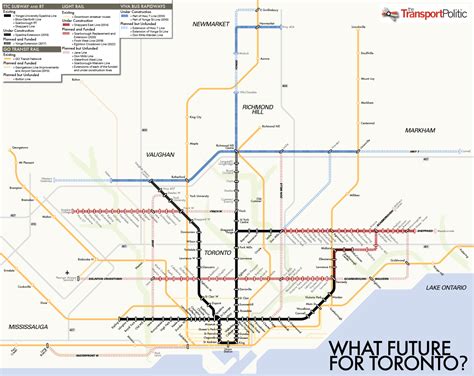 Toronto Region New Transit Map The Transport Politic