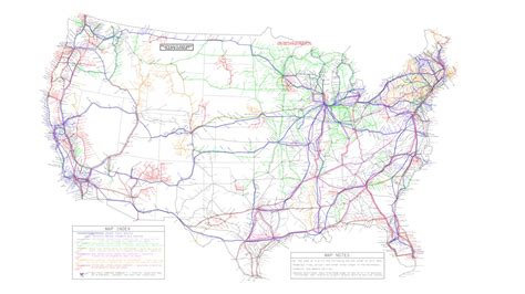 Every Bus And Amtrak Route Across The Us Mapped