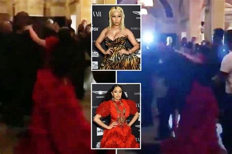 Cardi B And Nicki Minaj In Huge Fight At Nyfw Event As Cardi Throws A