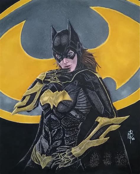 Batgirl Fan Art Drawing By Matthew Bice Pixels