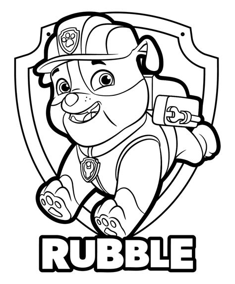 Printable Paw Patrol Coloring Pages Customize And Print