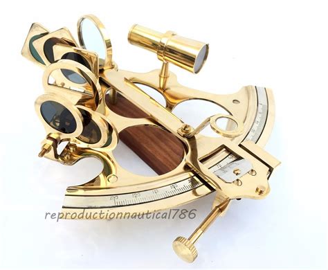 maritime solid brass sextant nautical astrolabe working ship instrument t 6 sextants