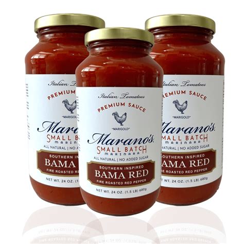 Marano S Small Batch Premium Pasta Sauce Bama Red Oz Pack Of