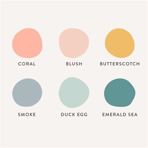 A Fresh And Feminine Colour Palette For A New Client Im Helping With