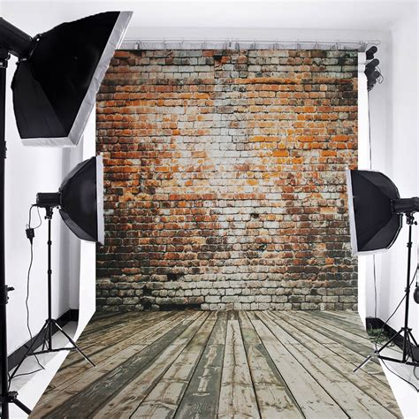 Top quality backdrops for photography, washable, wrinkle free & portable. 5x7Ft Retro Vinyl Brick Wall Background Studio Photography ...