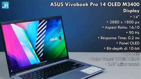 Review Asus Vivobook Pro 14 Oled M3400 Laptop Amd Ryzen H Series Murah