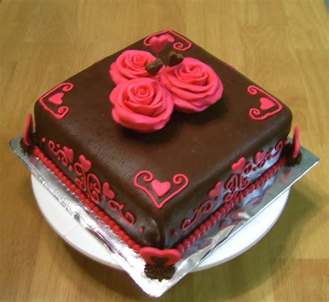 Happy birthday gif for valentine with birthday cake and lit candles. Bellissimo! Specialty Cakes: Valentine's Day - 2/10