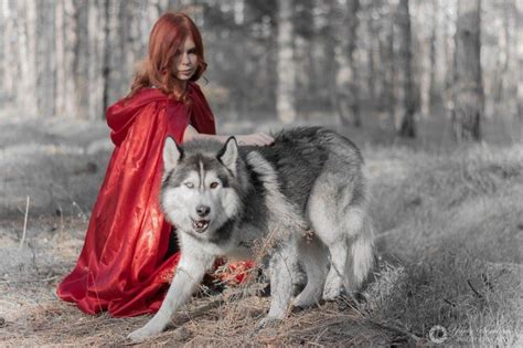 Girl And Wolfstevenkeough Wolves And Women Wolf Animals