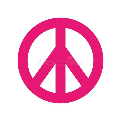 Peace Symbol Isolated Icon Stock Vector Illustration Of Cute 93817688