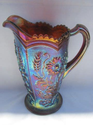Lot 127 Imperial FieldFlower Handled Water Pitcher Pitcher