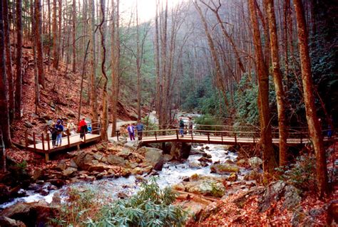 Anna Ruby Falls Trail Covered Bridges Country Roads Hiking Trails