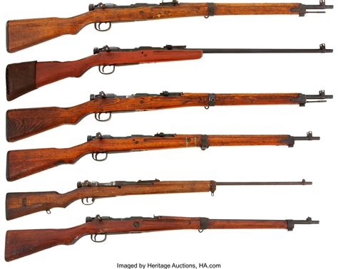 Group Of Six Japanese Wwii Type 99 Bolt Action Rifles Total 6
