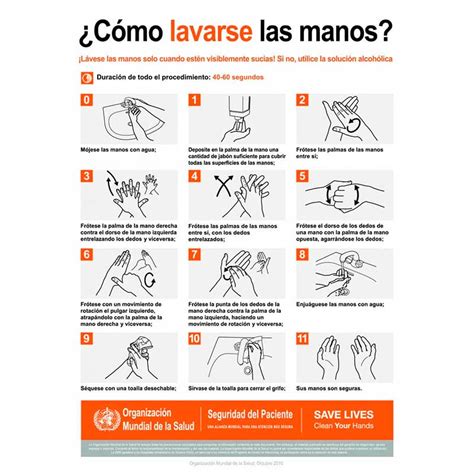 Arriba 96 Foto Instrucciones Para El Lavado De Manos Mirada Tensa