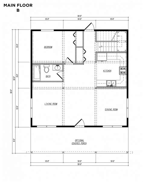 30x30 Barndominium Floor Plans Images And Photos Finder
