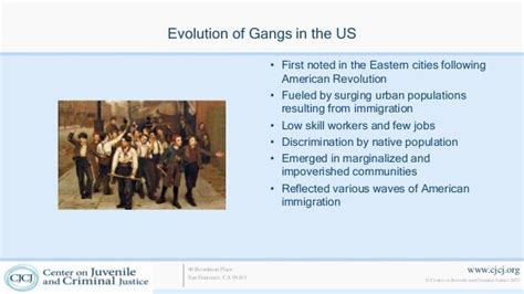 Evolution Of Gangs In The Us Cj 471