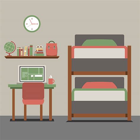 Royalty Free College Dorm Clip Art Vector Images And Illustrations Istock