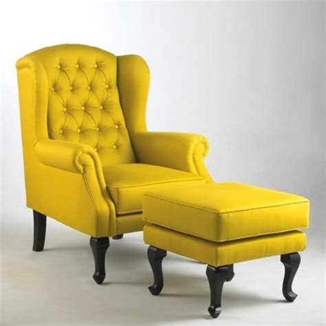 Yellow Wingback Chair Ideas On Foter