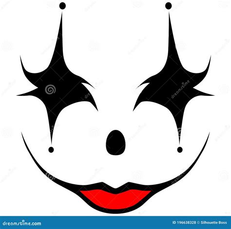 Evil Clown Girl Woman Clown Face Smile Female Smiling Girl Creepy