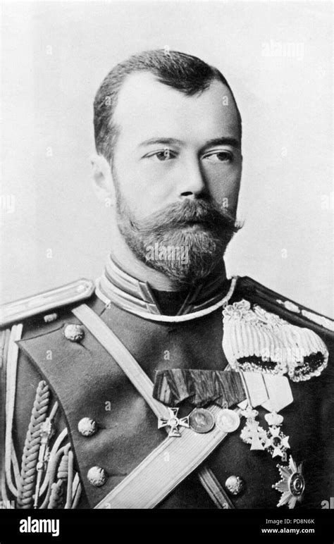 Tsar Nicholas Ii Of Russia 1868 1918 The Last Emperor Of Russia Stock