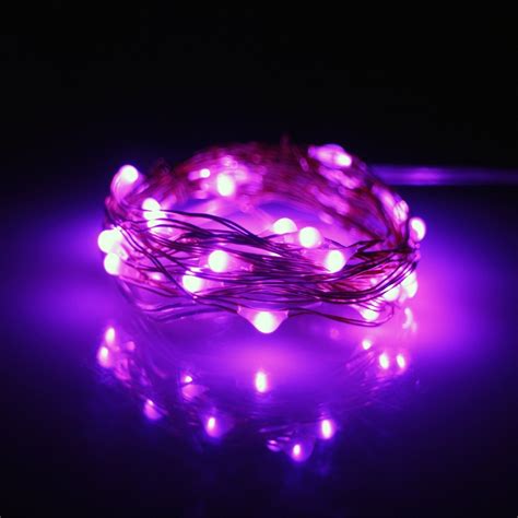 20 LED Copper Fairy Light - Purple - Theperfectco.com