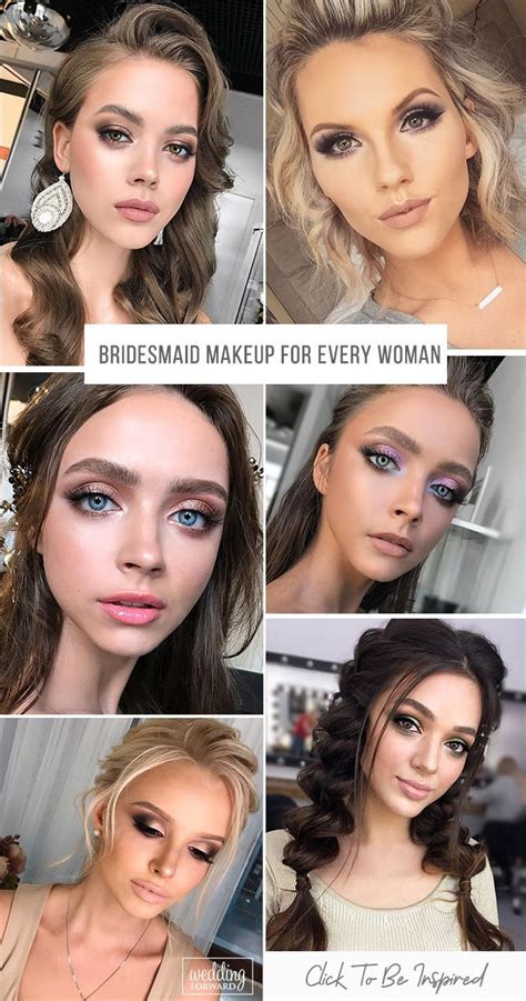 30 Spellbinding Bridesmaid Makeup For Every Woman With Images Soft
