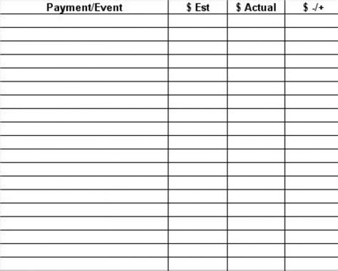20 Best Images Of Low Income Budget Worksheet 4 Column Spreadsheet