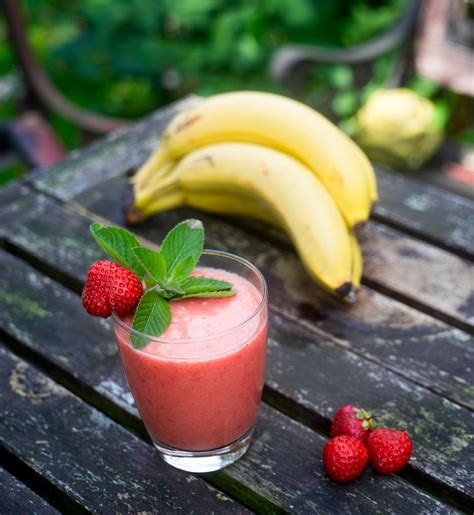 Erdbeer-Bananen-Smoothie - Der Bio Koch