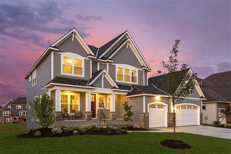 Comfortable New American House Plan With Second Level Master 73414hs