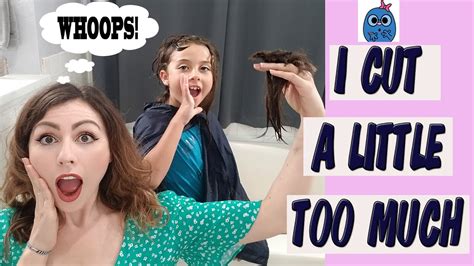 My Niece Let Me Cut Her Hair And I Went Too Short Youtube