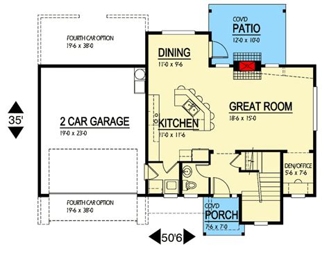 See more ideas about floor plans, modern floor plans, how to plan. Open Floor Plan Contemporary - 737019LVL | Architectural ...