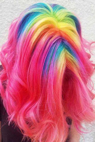 Rainbow Hair Styles To Look Like A Unicorn See More Glaminati