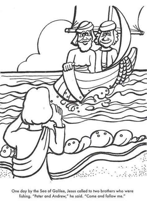 Coloring pages supply a fantastic approach to combine learning and enjoyment for your son or daughter. Let's Go! Jesus Picks His Disciples | Sunday school coloring pages, Sunday school crafts ...