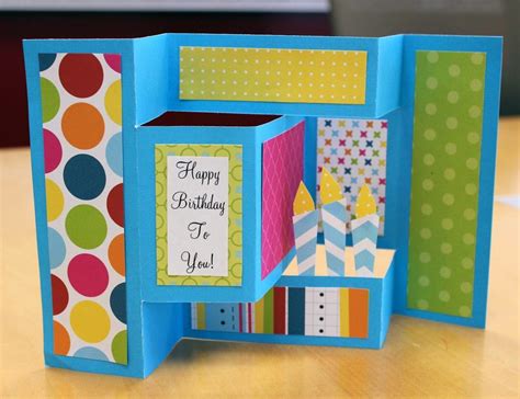a dash of scraps: How to make a Birthday pop-up card