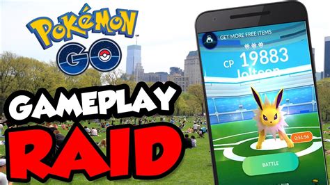 GAMEPLAY DE RAIDS - POKEMON GO - YouTube