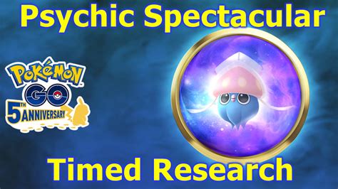 Pokémon Go Psychic Spectacular Timed Research Rewards And Tasks