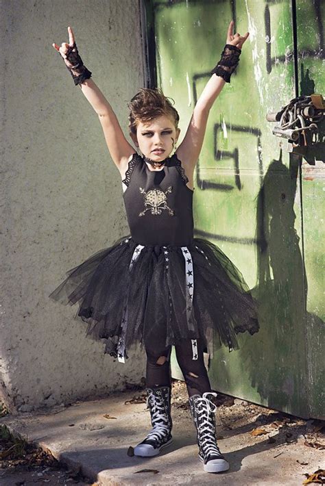 Infantil Como Vestir A Una Niña De Rockera Hábitos De Niños