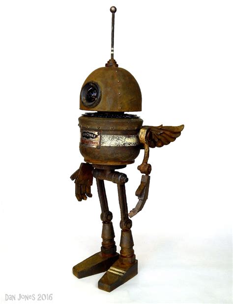 Aerowax ~ By Dan Jones Robot Art Robot Sculpture Recycled Robot