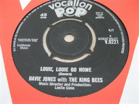 Davie Jones With The King Bees Liza Jane 7in Rare