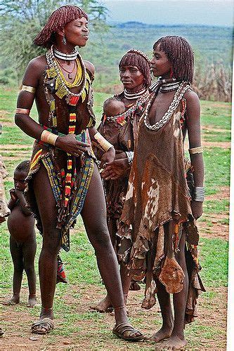 Ethiopia Hamer Hamer People And Evangadi Dance Gli Hamer Donne Africane Donne Selvagge