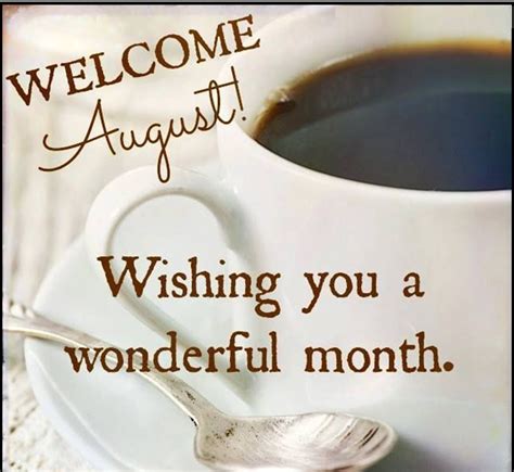 Welcome August Cute Images Morning Craft Welcome August Hello