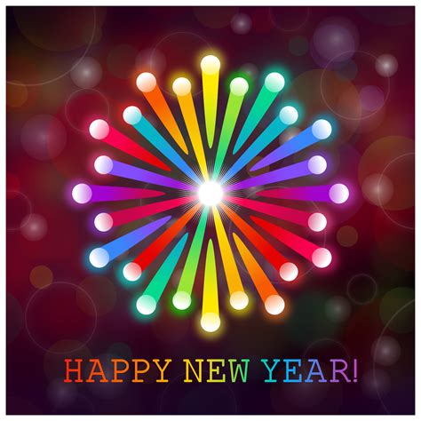 Clipart - Happy New Year Card